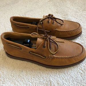 Men’s Sperry Gold Cup Boat Shoe Sahara Brown size 11.5M